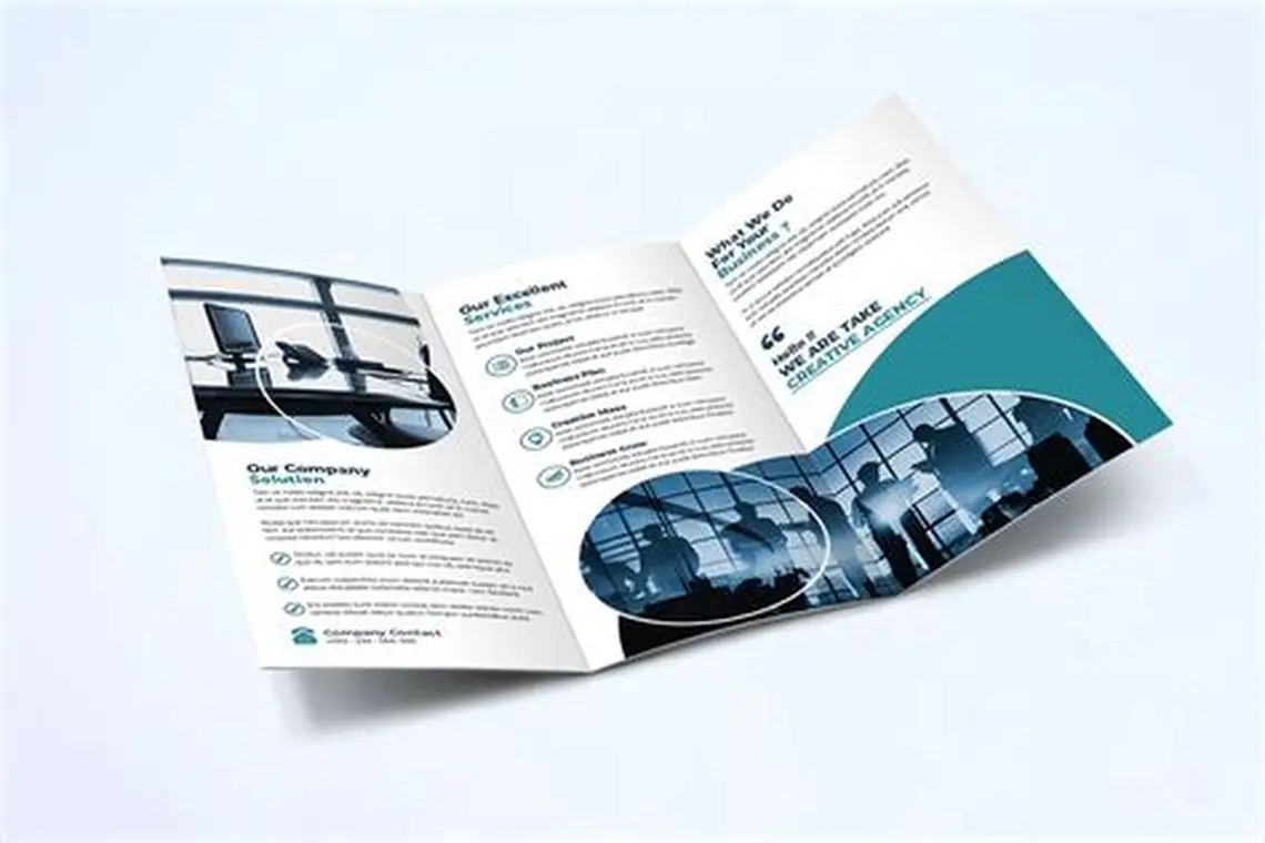 Brochure gấp 3 cuộn