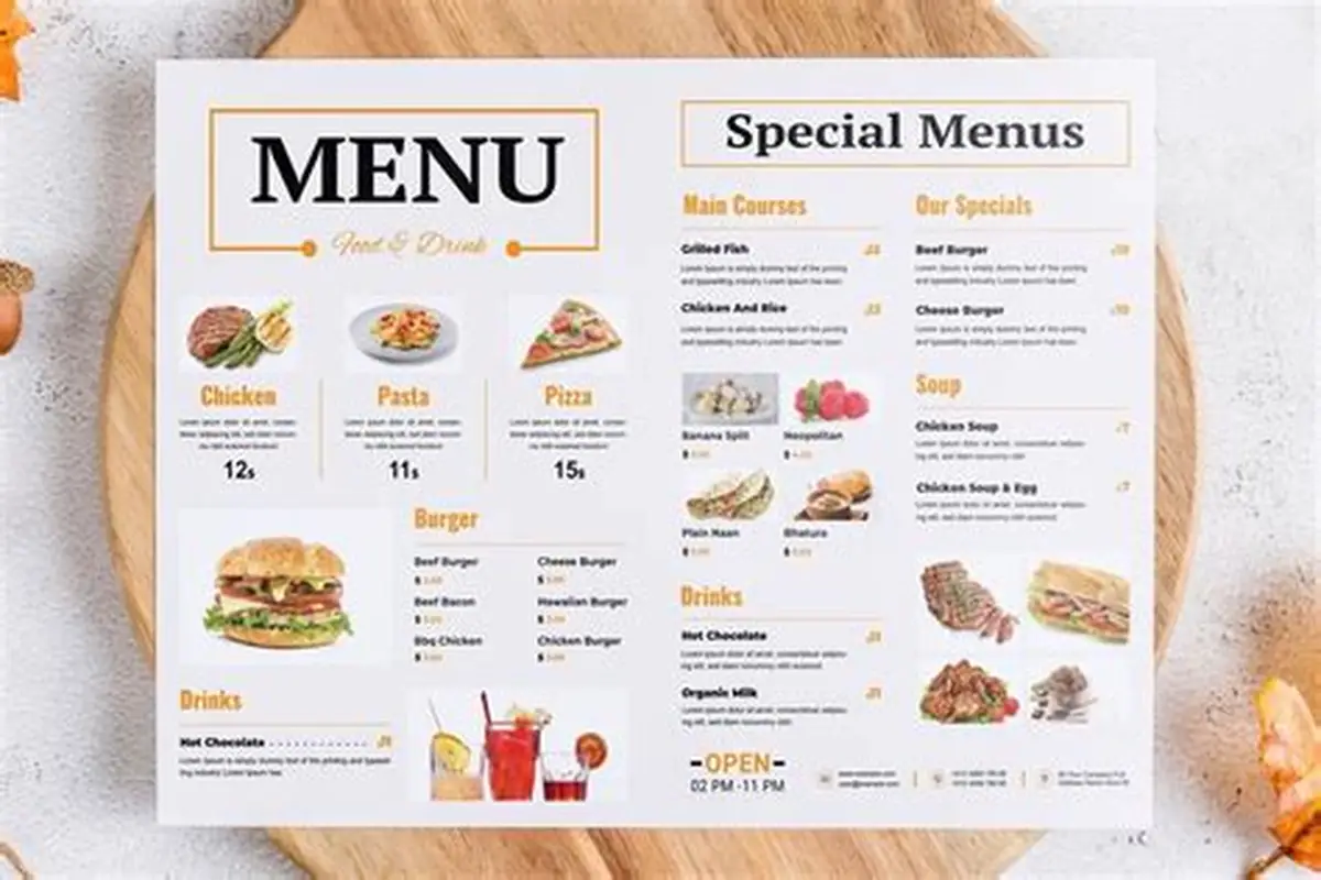 Menu đóng lò xo