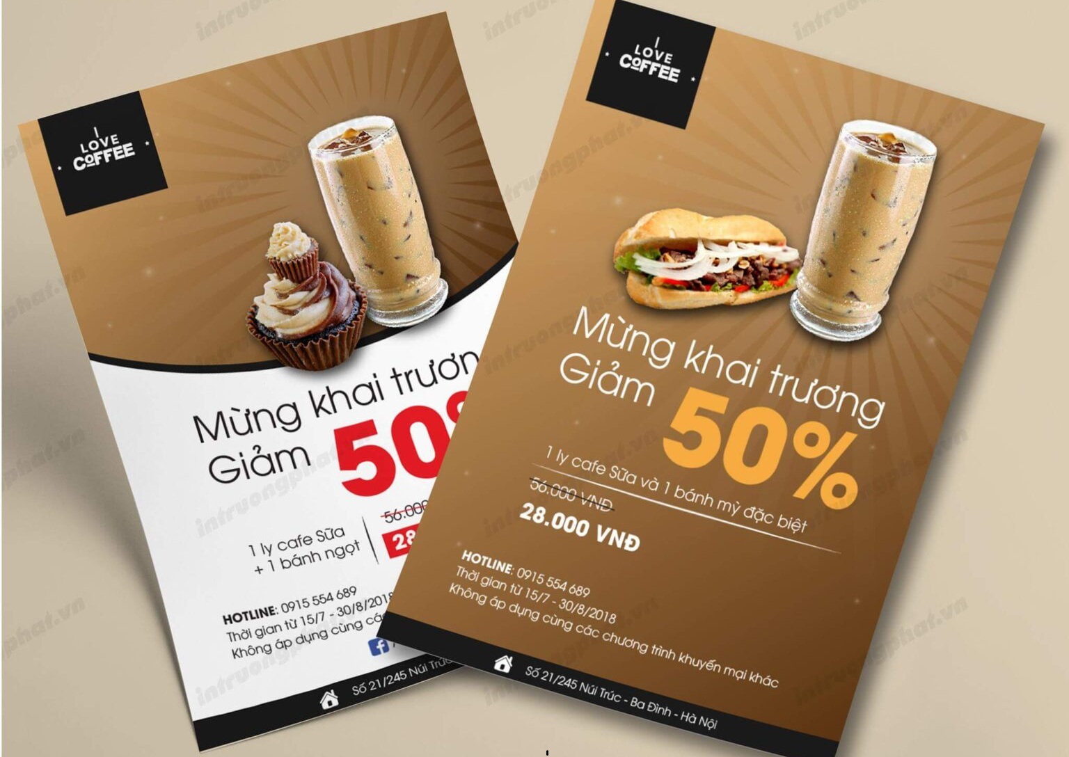 Tờ rơi A5 in màu 2 mặt