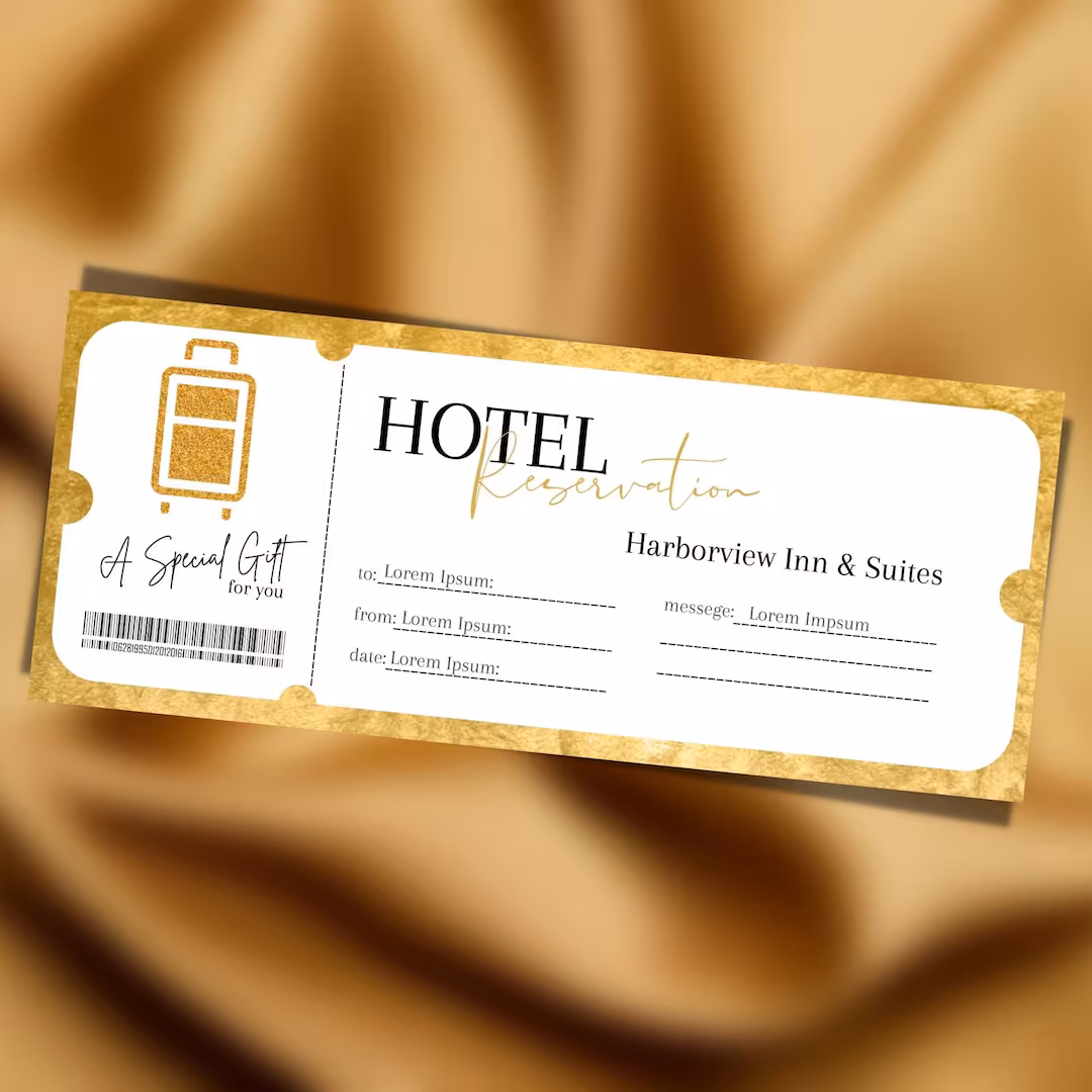 Voucher ép kim vàng